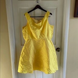 ALFRED SUNG Vibrant Yellow Mini Dress